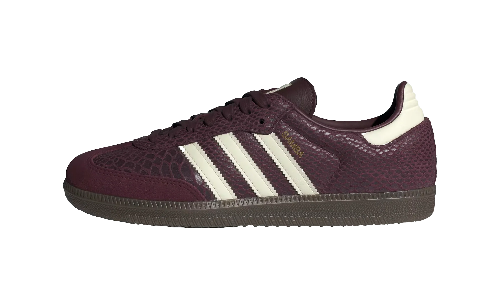 Samba OG WMNS "Snakeskin Maroon Cream White" IH3979