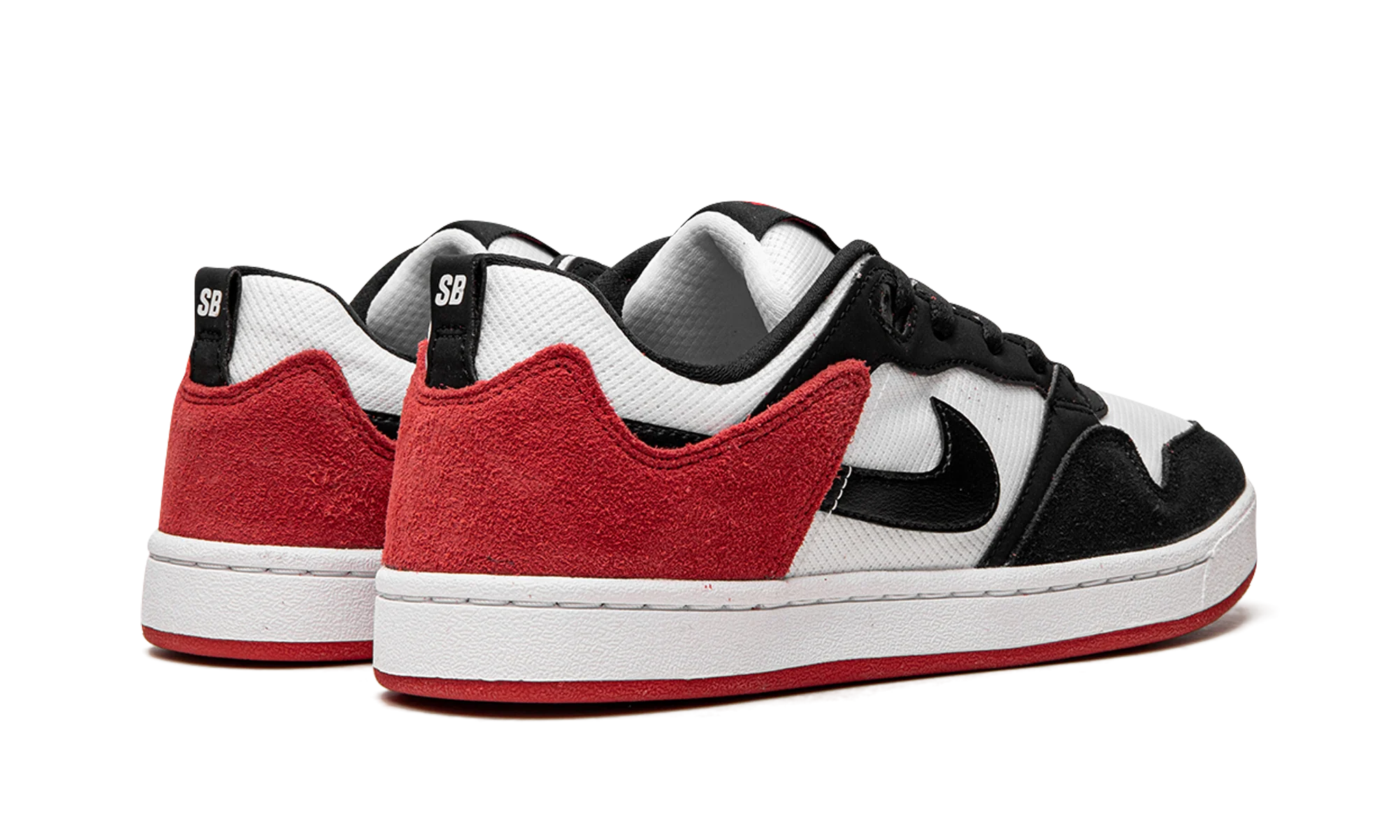 SB Alleyoop "White/Black-University Red" CJ0882 102