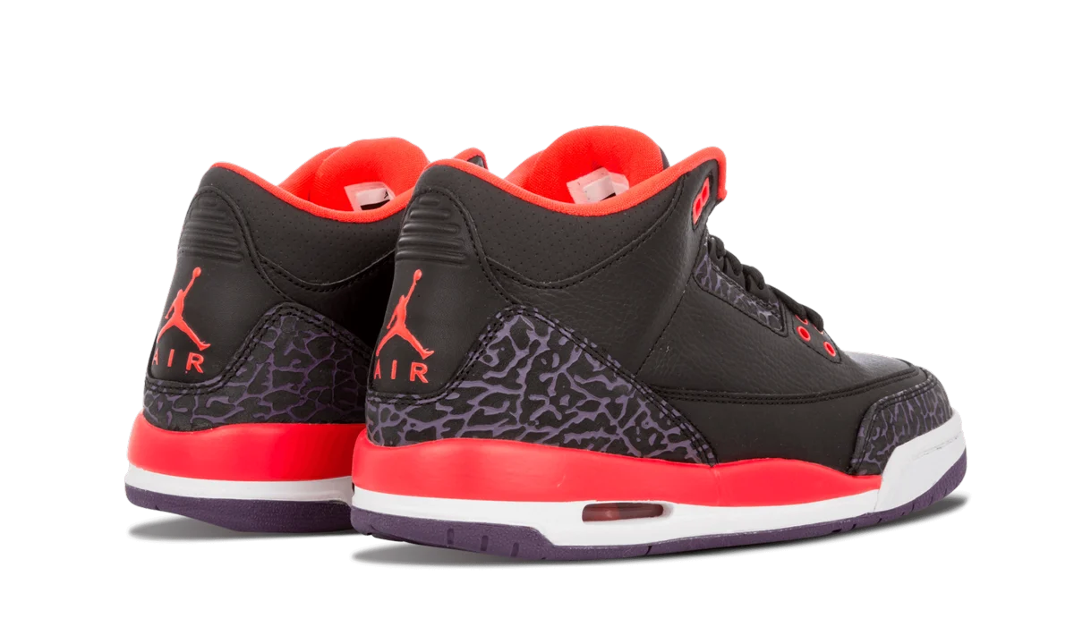 Air Jordan 3 Retro GS "Crimson" 398614 005