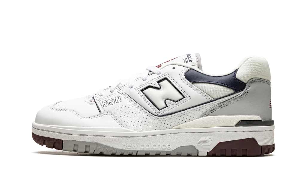 550 "White / Indigo / Burgundy" BB550PWB