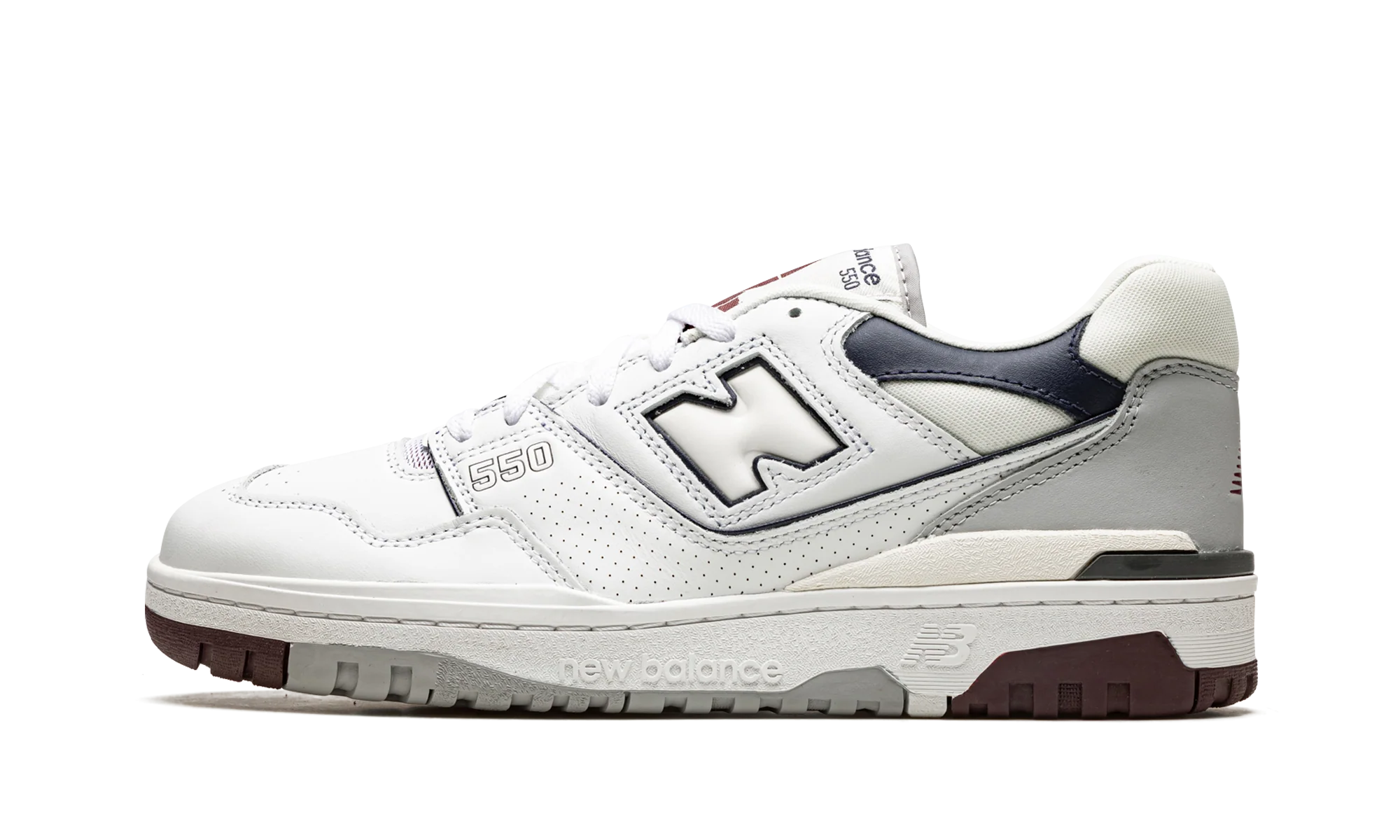 550 "White / Indigo / Burgundy" BB550PWB