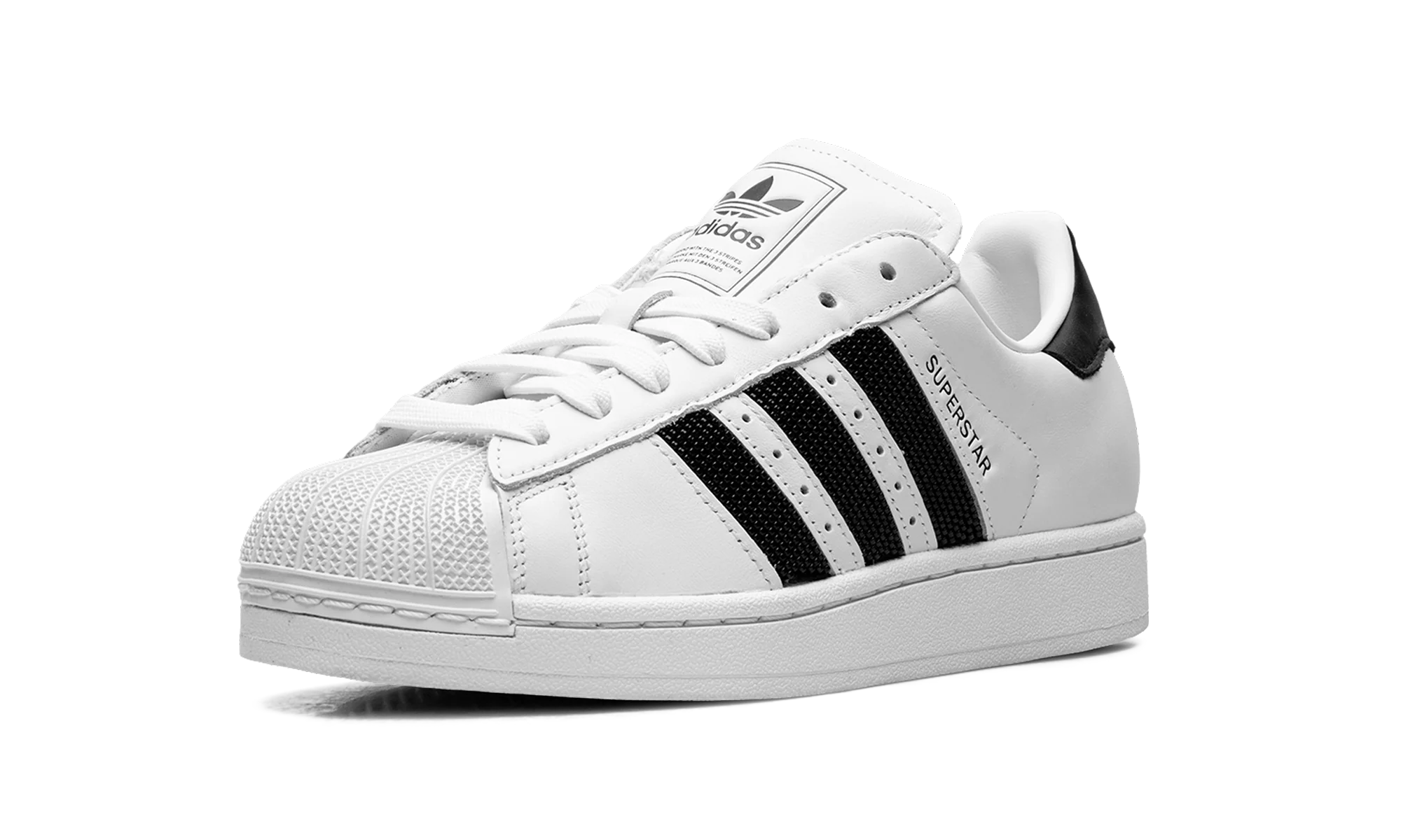 Superstar II WMNS "White Black Beaded Stripes" JP9678