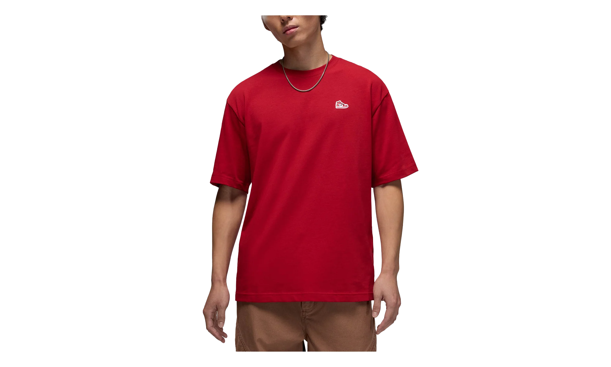 Air Jordan Sneaker Patch T-Shirt "Red" HJ2326 687