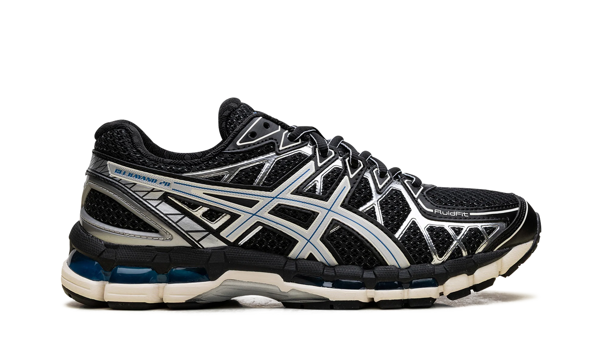 Gel-Kayano 20 "Black Pure Silver" 1203A388 001