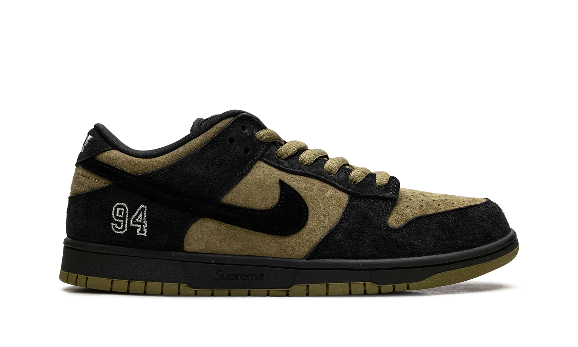 SB Dunk Low "Supreme - Camper Green" HQ8487 300