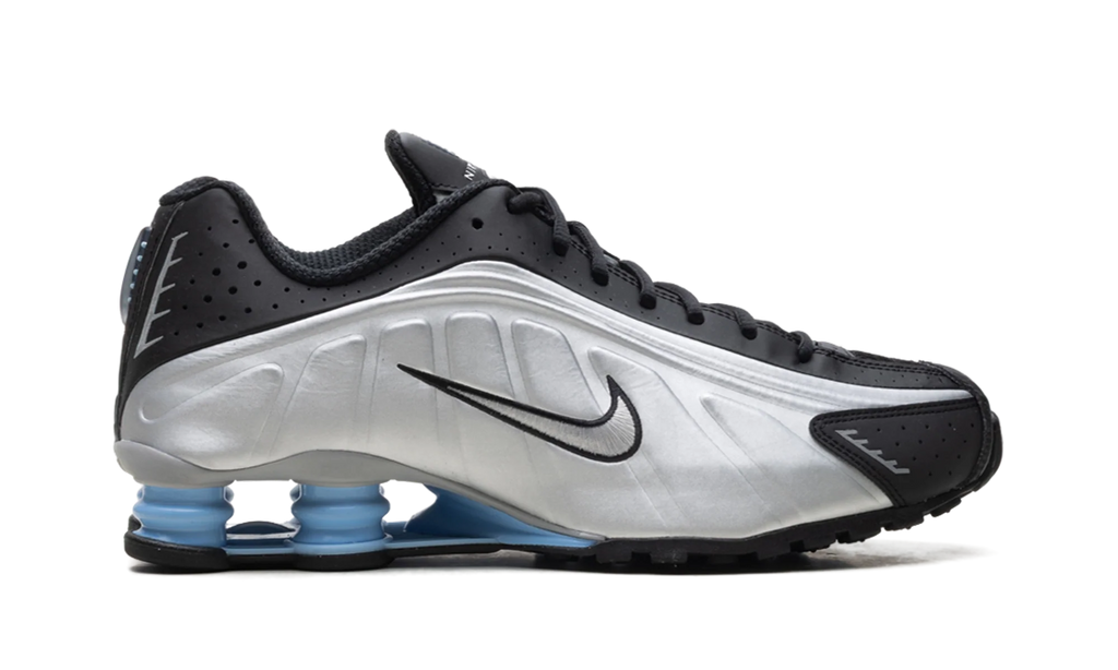 Shox R4 "Metallic Silver Black Psychic Blue" HQ1988 004