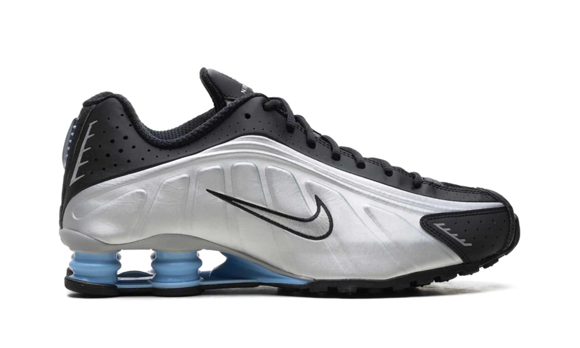 Shox R4 "Metallic Silver Black Psychic Blue" HQ1988 004