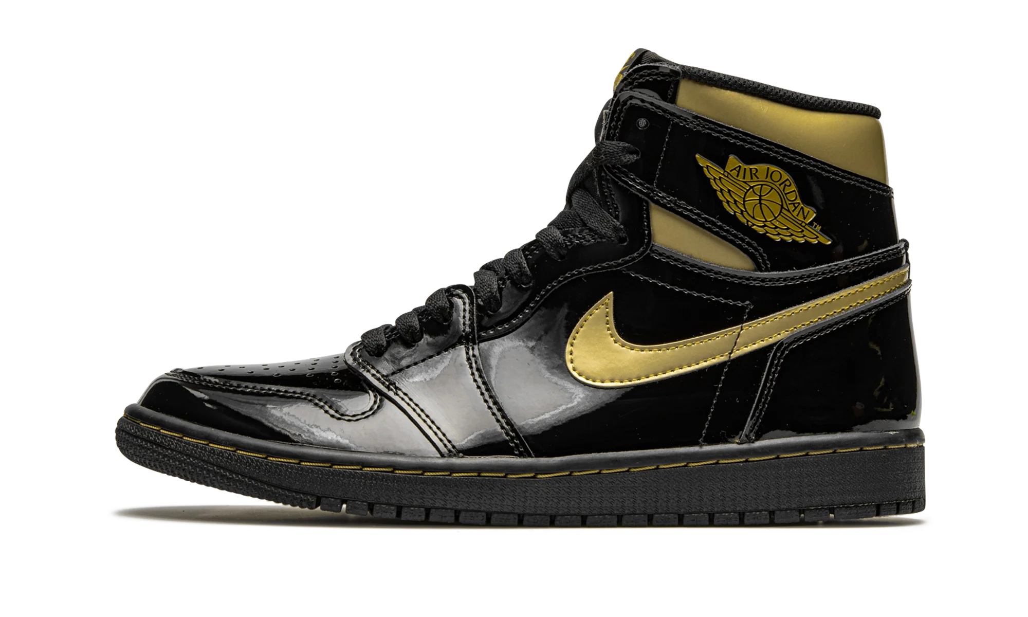 Air Jordan 1 Retro High OG "Black Metallic Gold" 555088 032