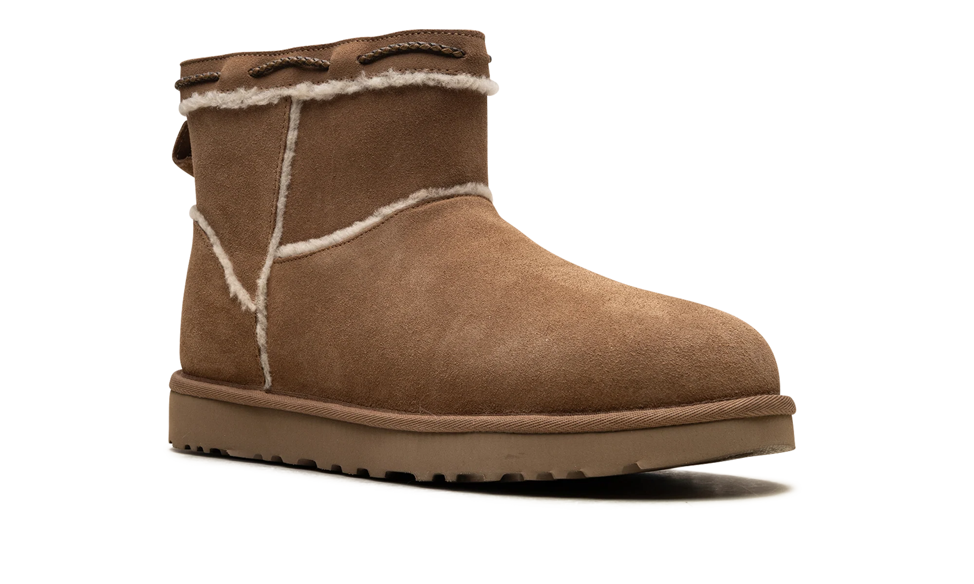 Classic Mini Shearling Braid WMNS "Chestnut" 1166751 CHE