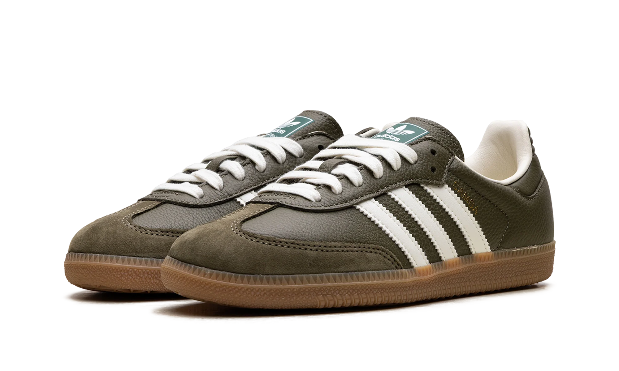 Samba OG "med dark khaki/off-white/gum" JR0890