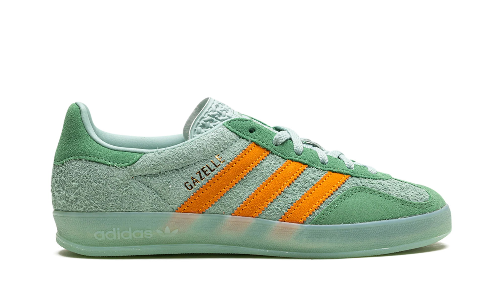 Gazelle Indoor WMNS "Hazy Green Crew Yellow" IG6783