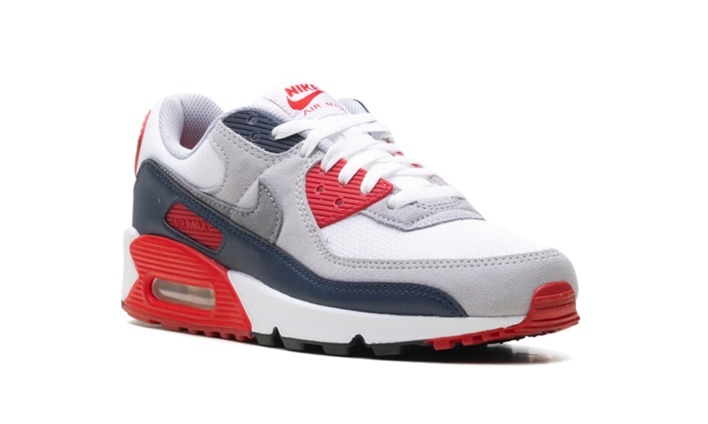 AIR MAX 90 "White/Cool Grey-university Red" DM0029 117