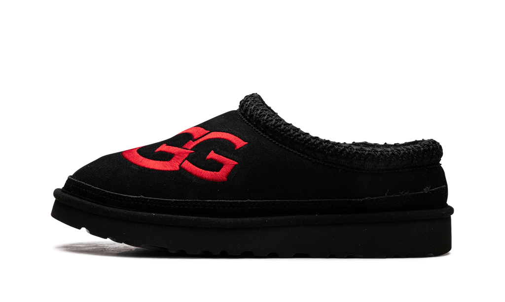 Tasman Logo Slipper "Black / Samba Red" 1112448 BSMR