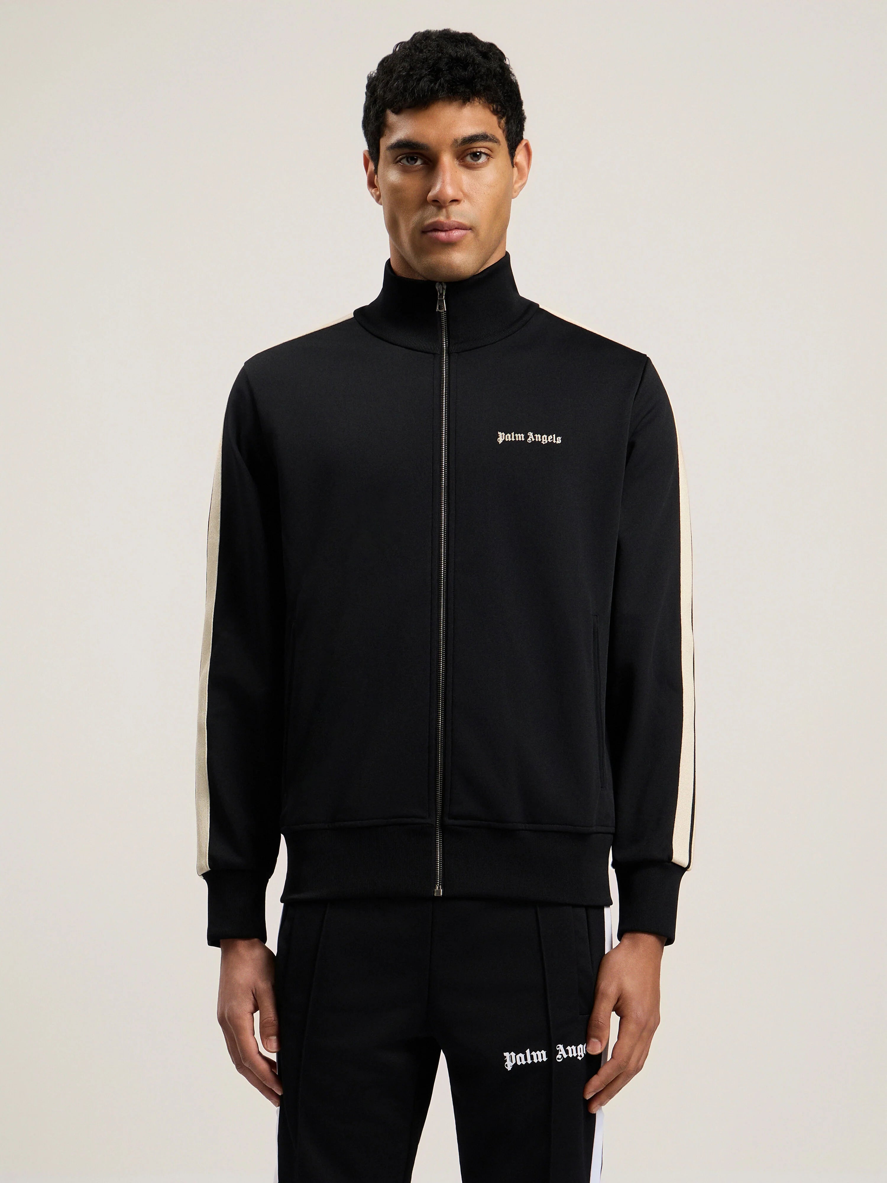 CLASSIC LOGO TRACK JACKET BLACK - OFF WH