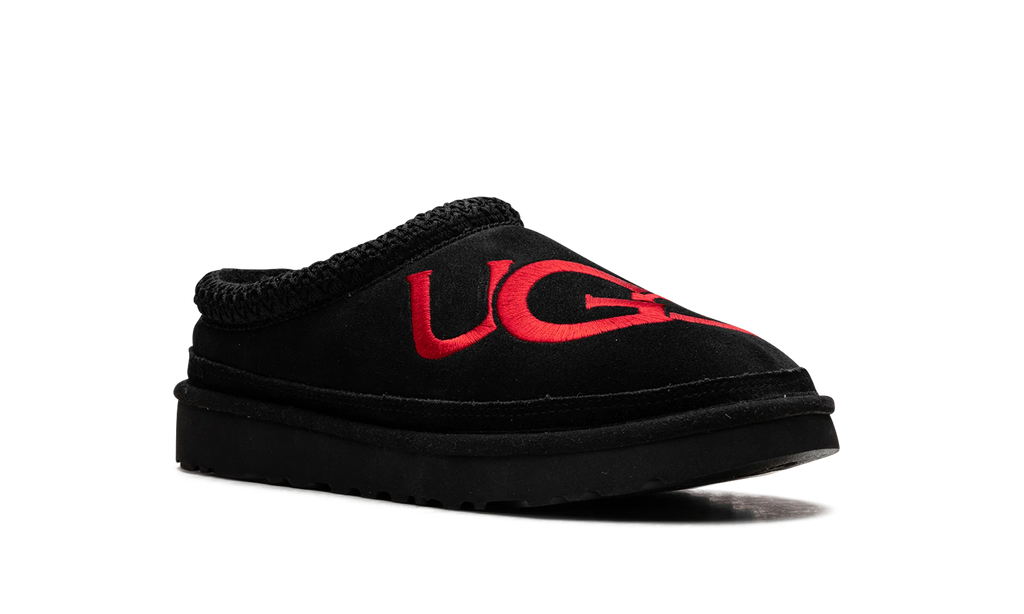 Tasman Logo Slipper "Black / Samba Red" 1112448 BSMR