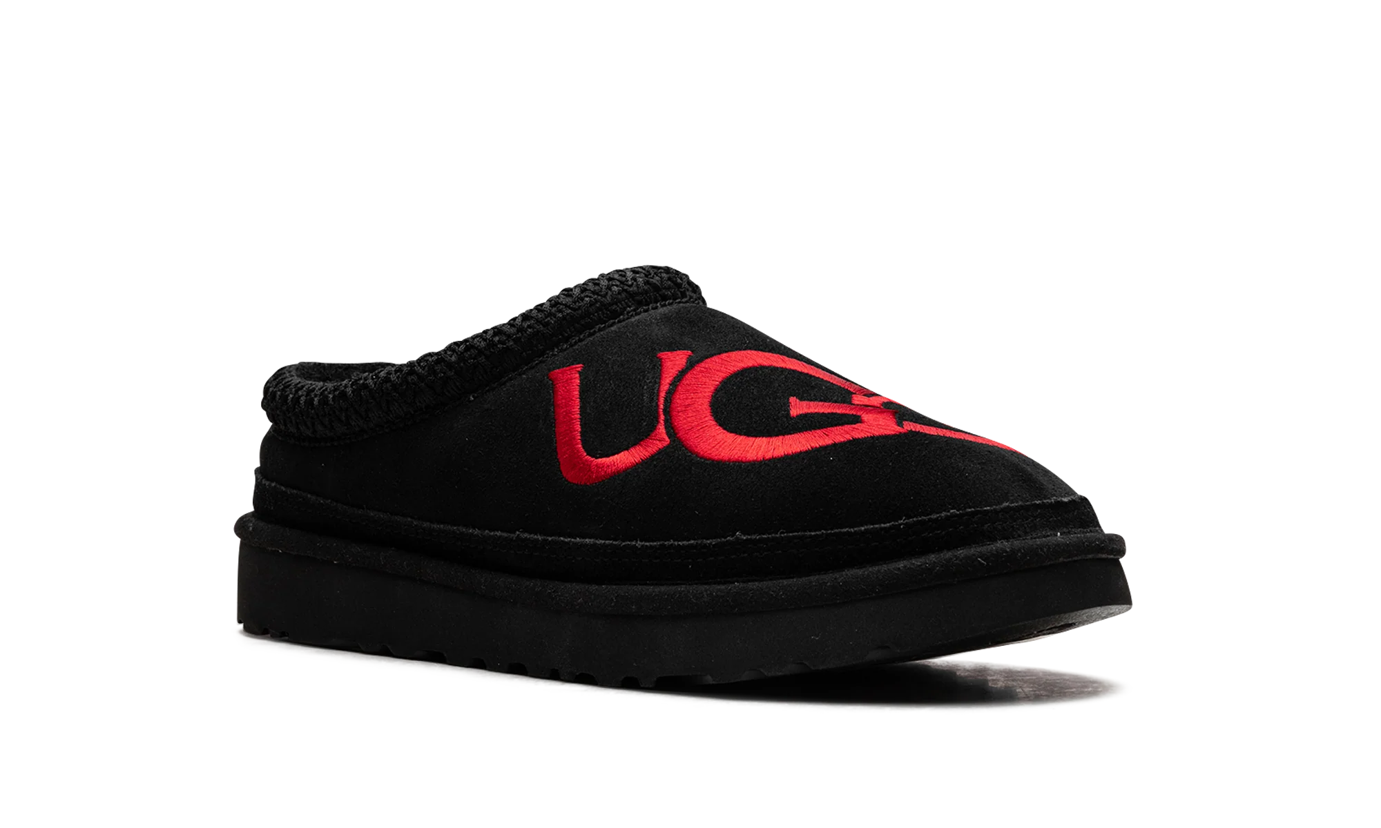 Tasman Logo Slipper "Black / Samba Red" 1112448 BSMR