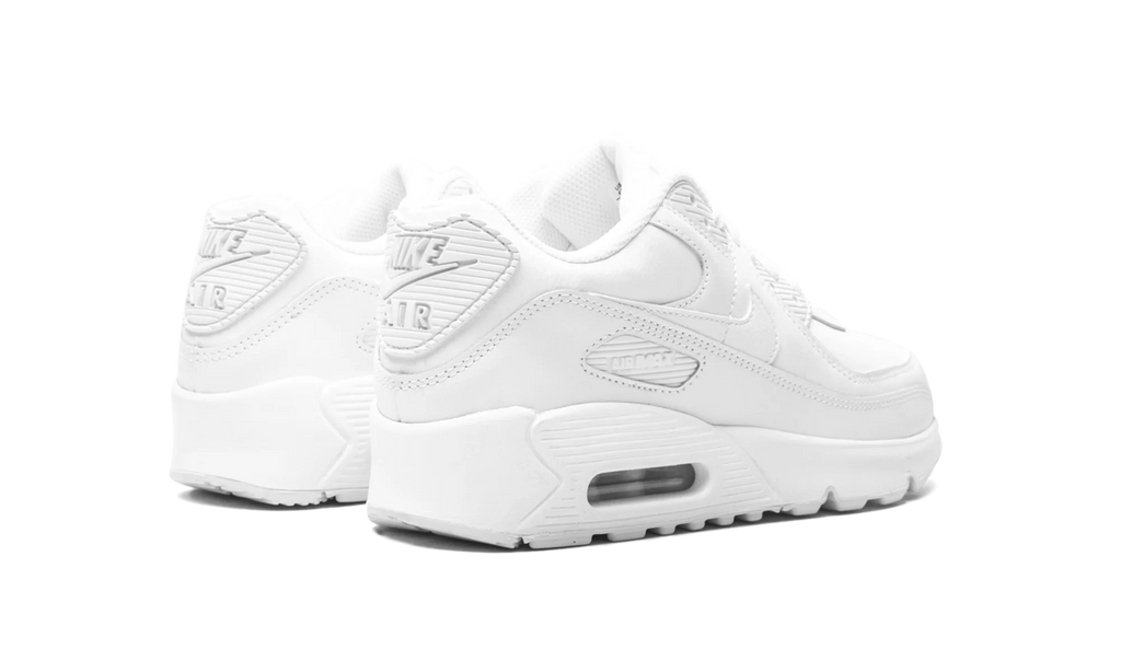 Air Max 90 Leather GS Triple "Triple White" CD6864 100