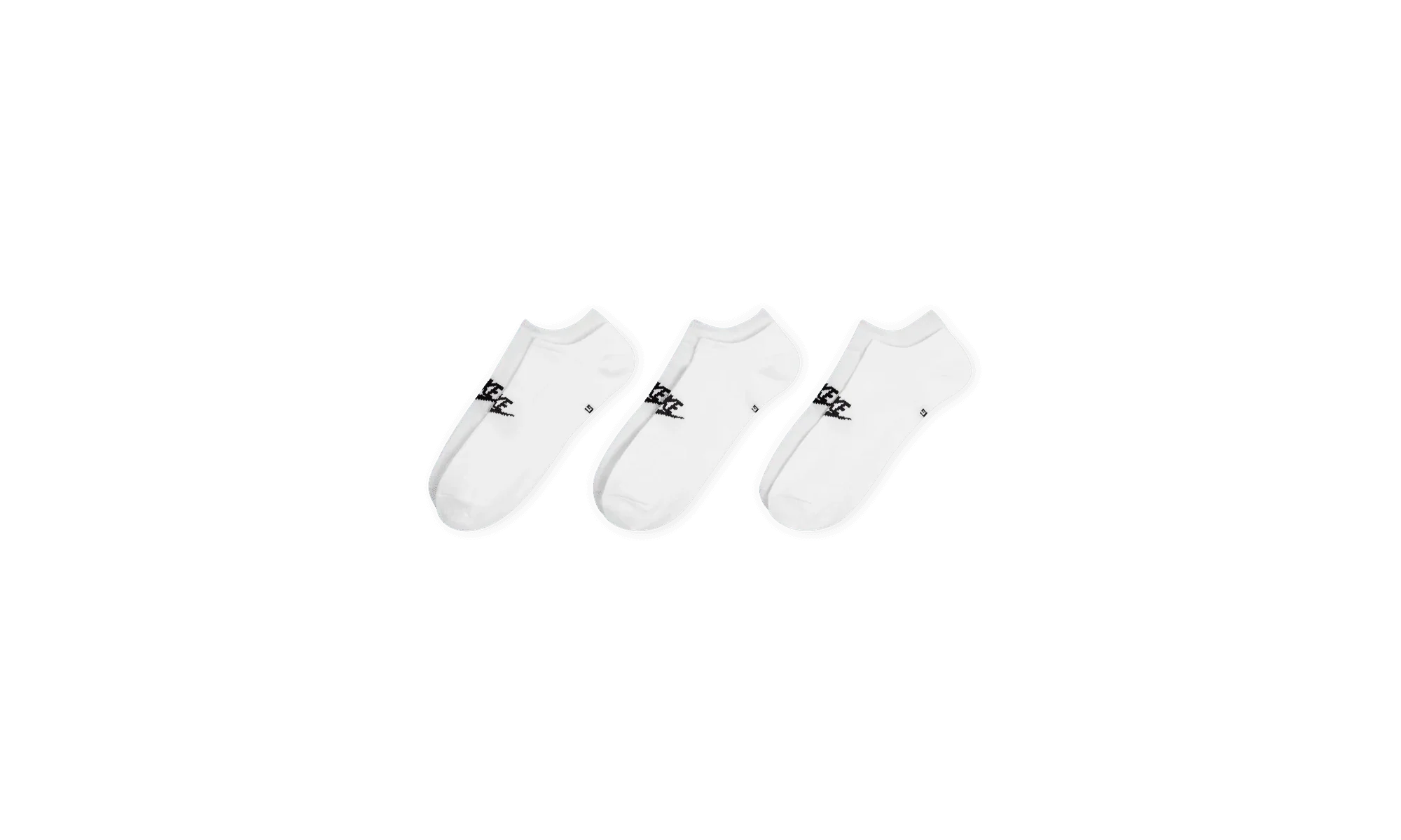 Everyday Essential No-Show Socks (3 Pairs) "White" DX5075 100