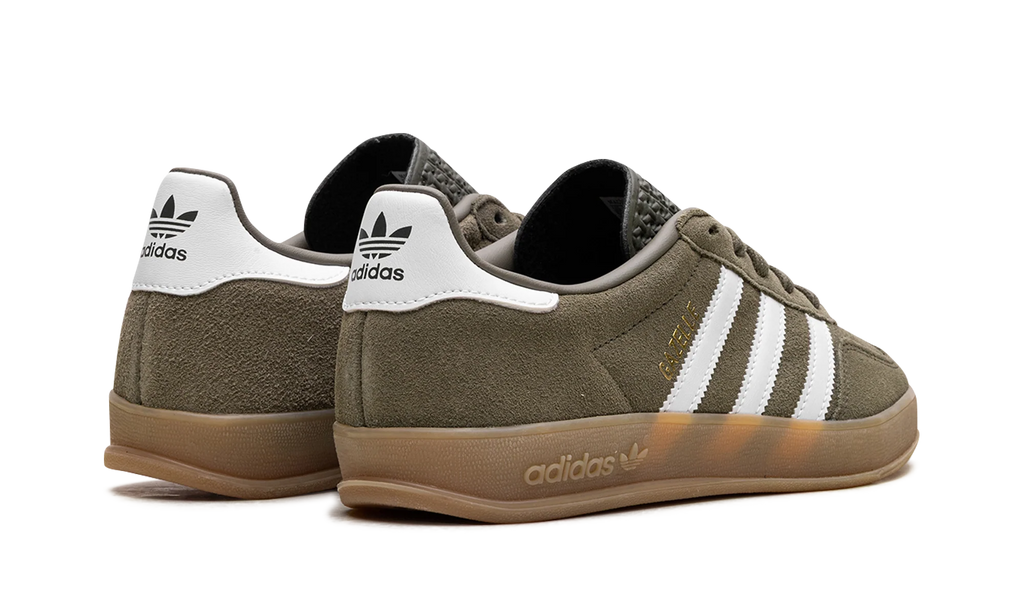 Gazelle Indoor "Olive Strata Cloud White Gum" JQ0174
