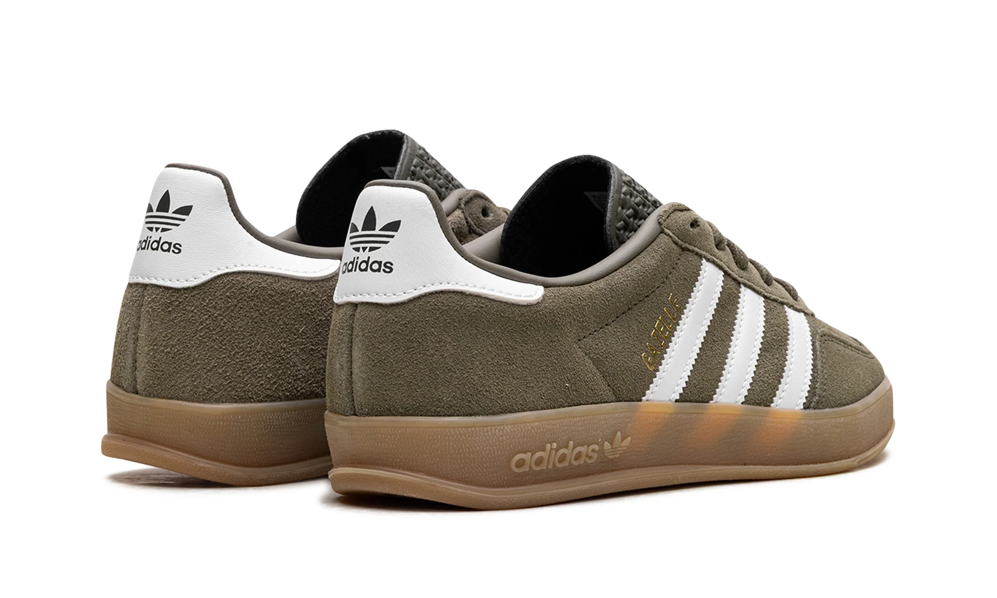 Gazelle Indoor "Olive Strata Cloud White Gum" JQ0174
