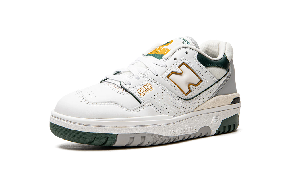 550 "White / Nightwatch Green" BB550PWC