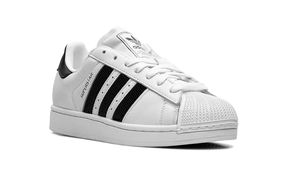 Superstar II WMNS "White Black Beaded Stripes" JP9678