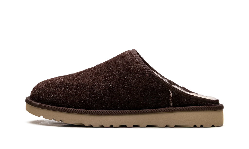 Classic Slip-On Shaggy Suede Slipper "Burnt Cedar" 1153104 BCDR