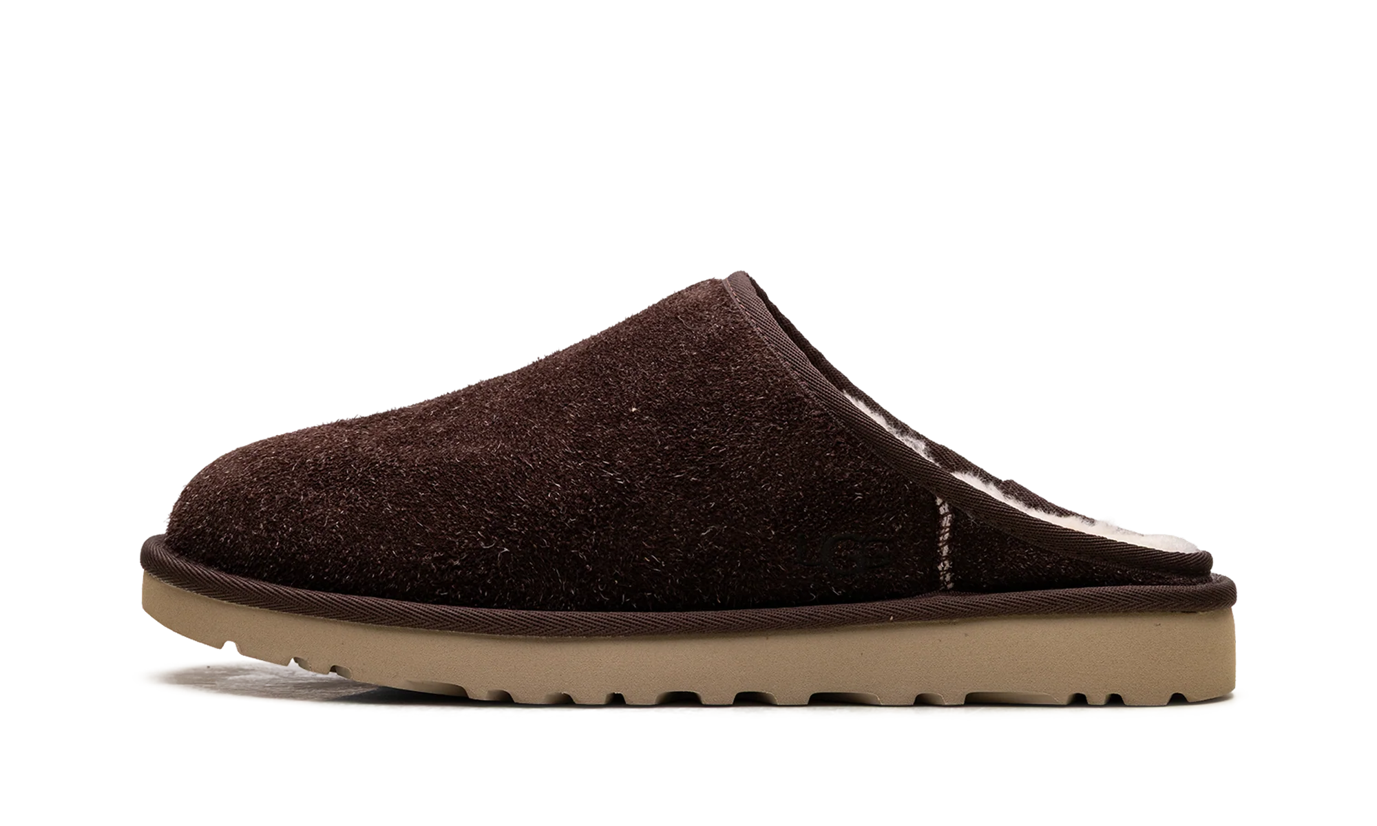 Classic Slip-On Shaggy Suede Slipper "Burnt Cedar" 1153104 BCDR