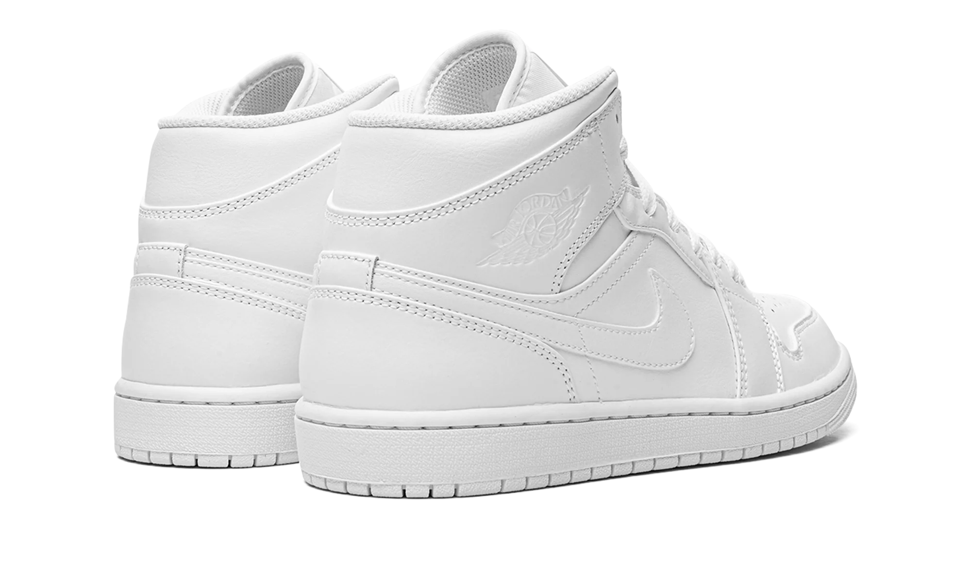 Air Jordan 1 Mid "Triple White" 554724 136
