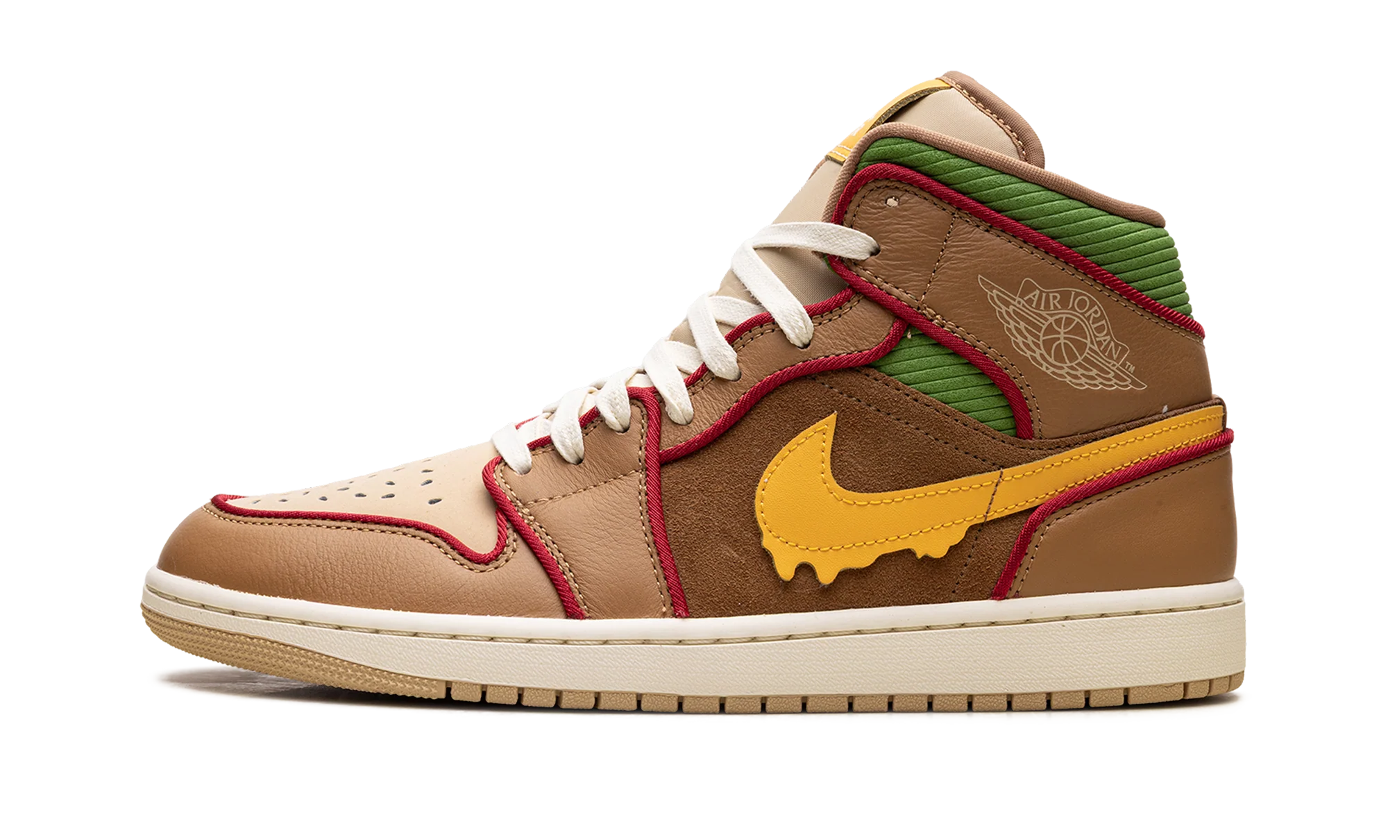 Jordan 1 Mid SE "Cheeseburger" IB7403 224