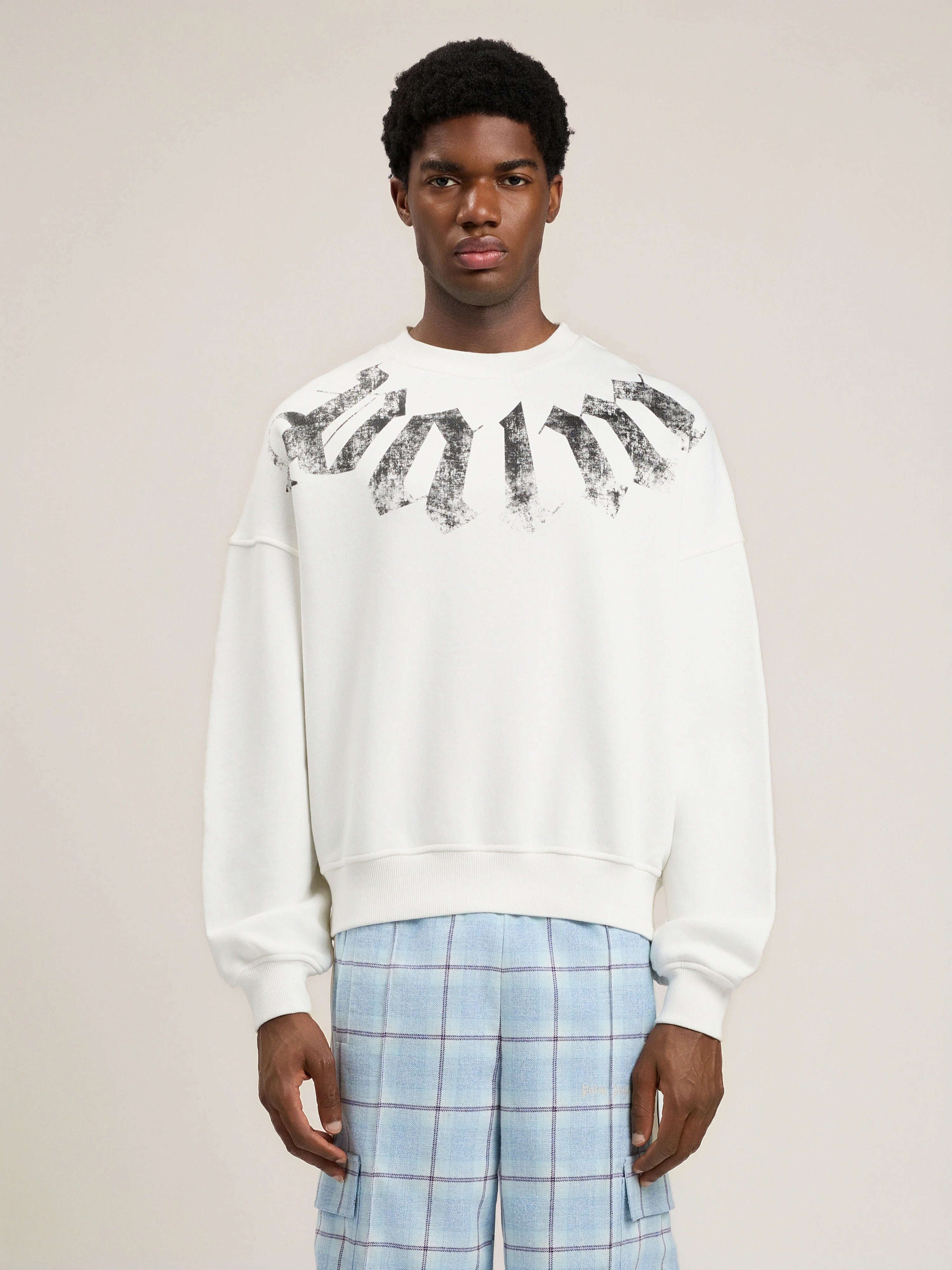 Big Neck Logo Loose Sweatshirt