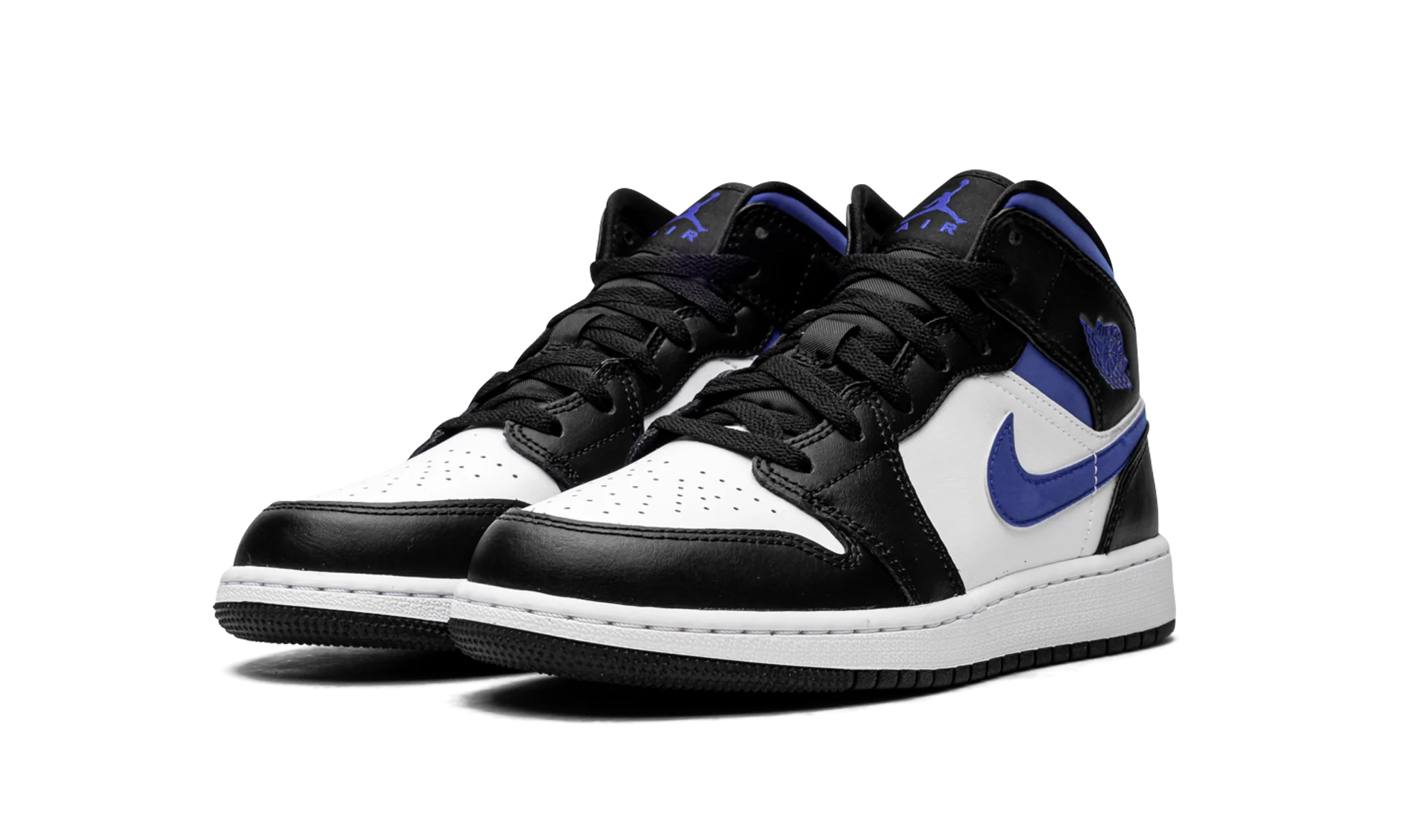 Air Jordan 1 Mid GS "Racer Blue / Black / White" 554725 140