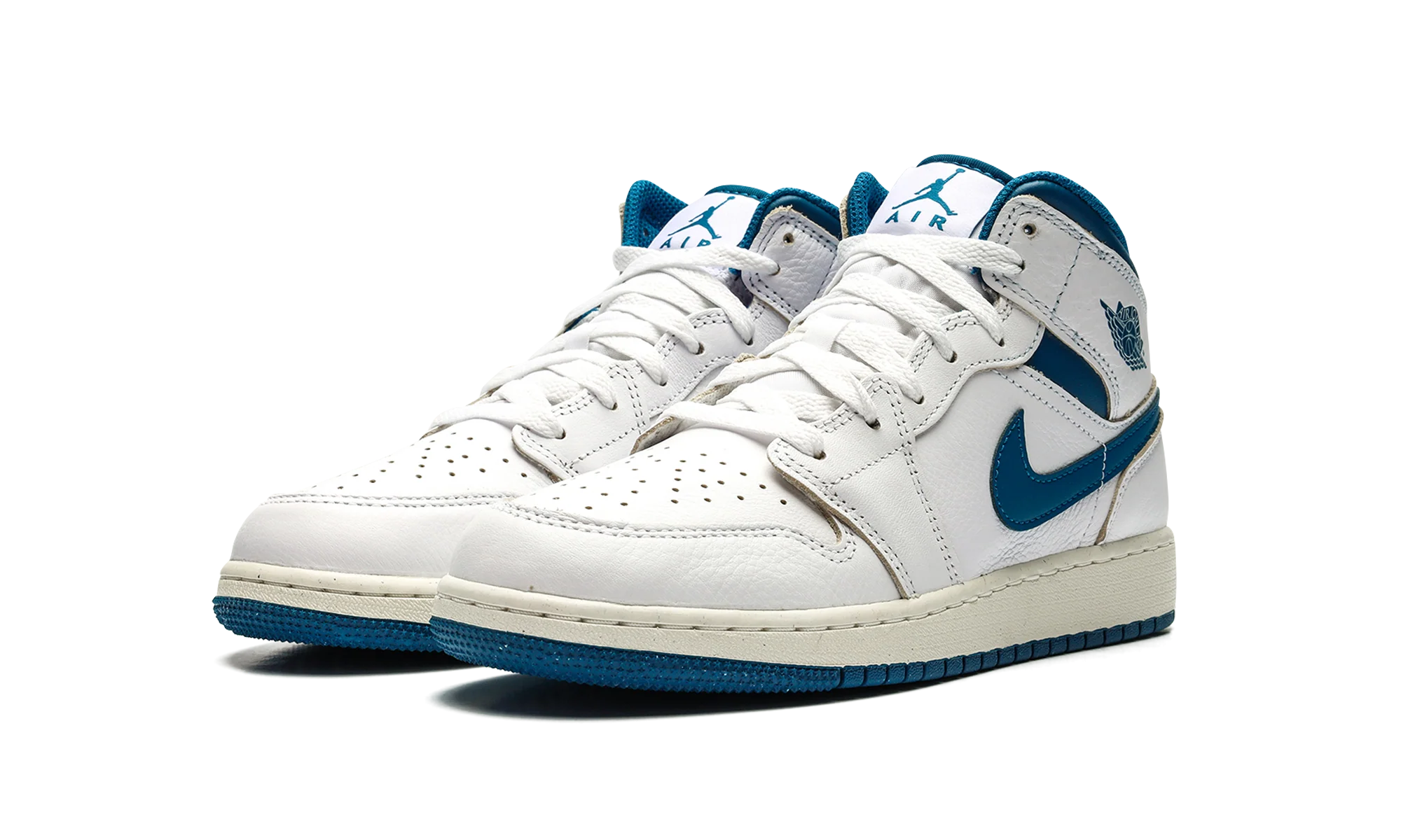 Air Jordan 1 Mid SE GS "INDUSTRIAL BLUE" FN7432 141