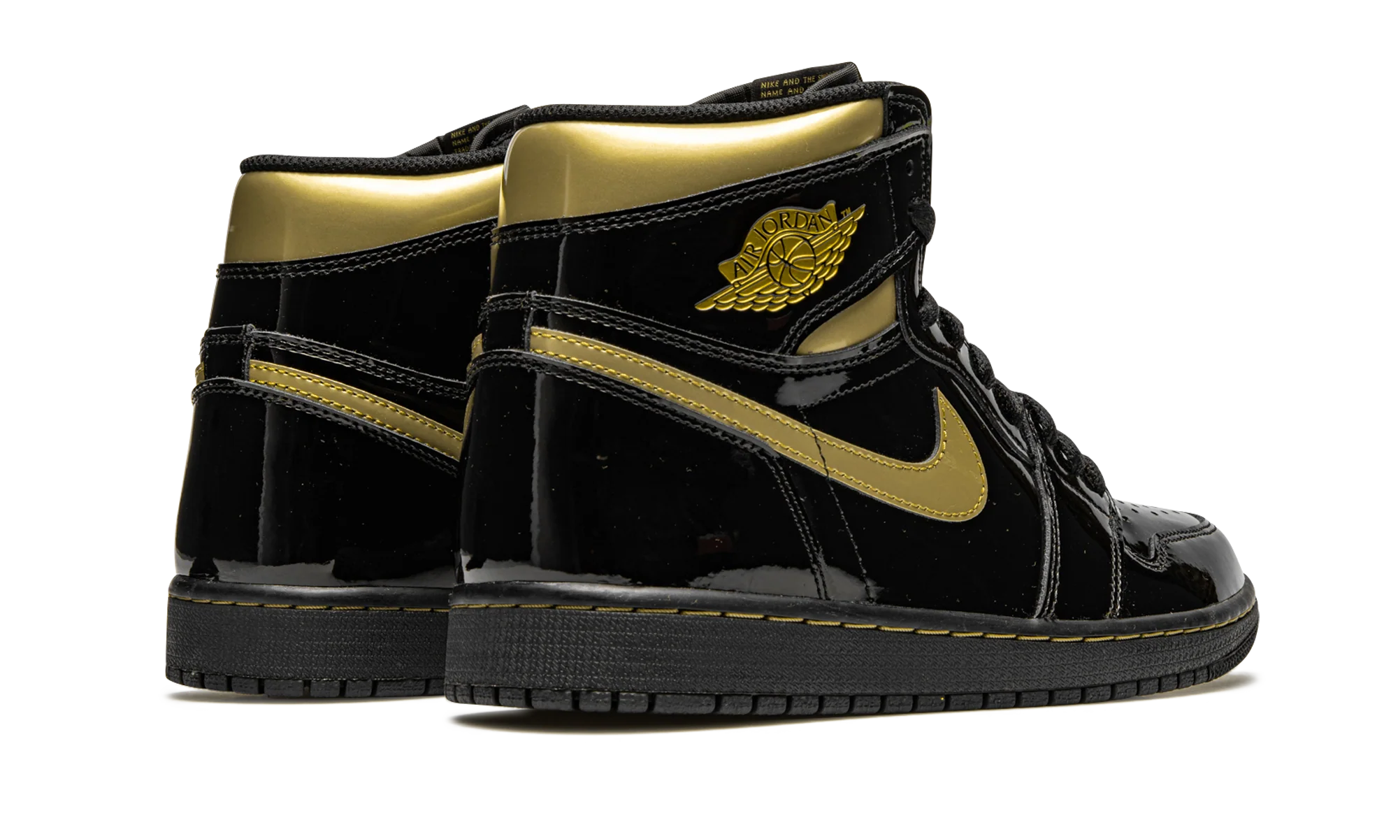 Air Jordan 1 Retro High OG "Black Metallic Gold" 555088 032
