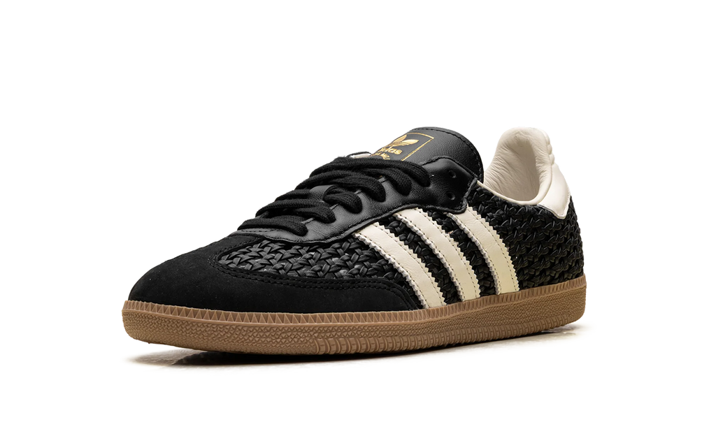 Samba OG WMNS "Basketweave Black Cream White" HQ9282