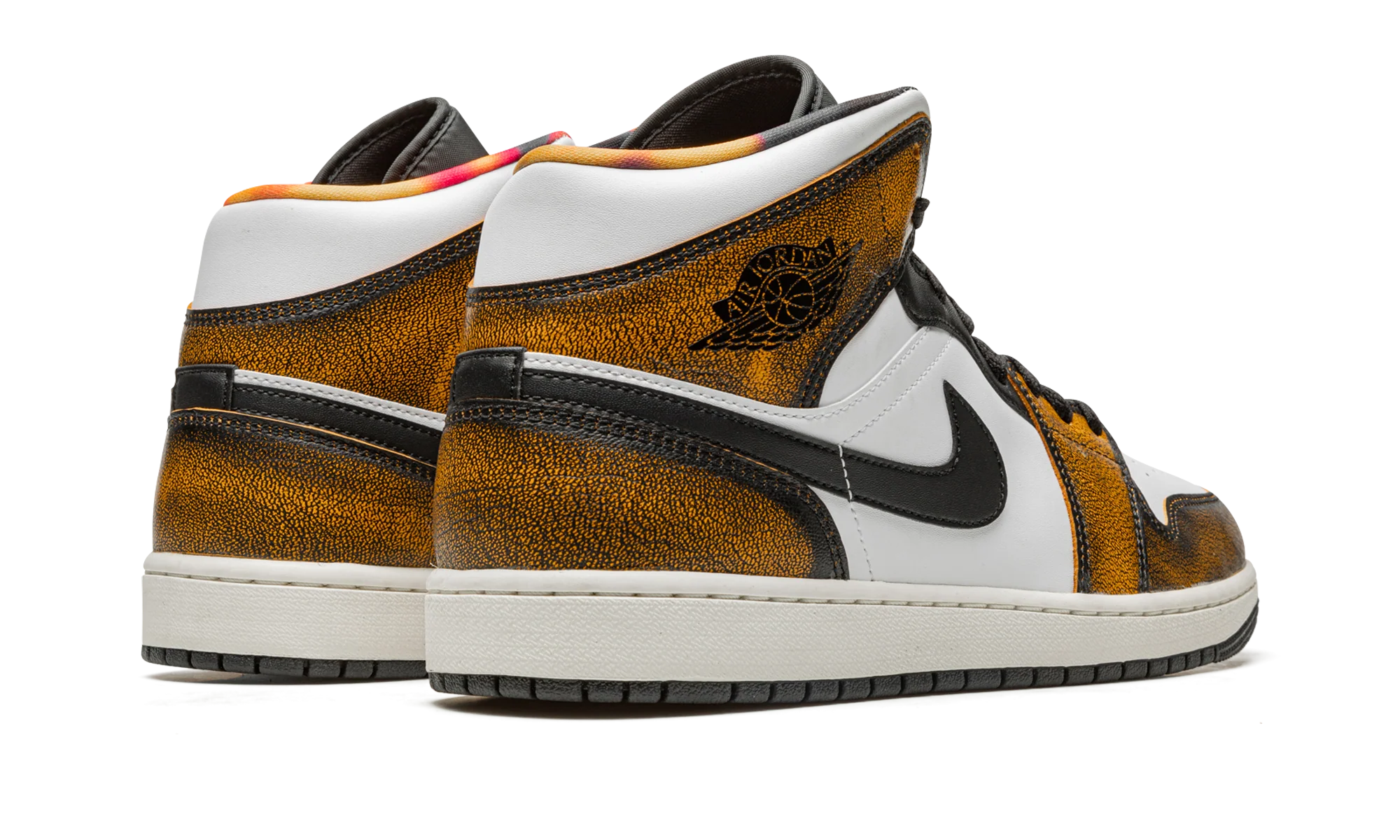 Air Jordan 1 Mid SE "Orange Wear Away" DQ8417 071