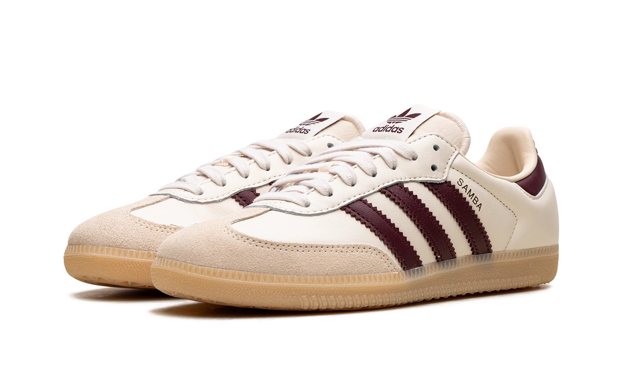 Samba OG "Cream White / Burgundy" JS3830
