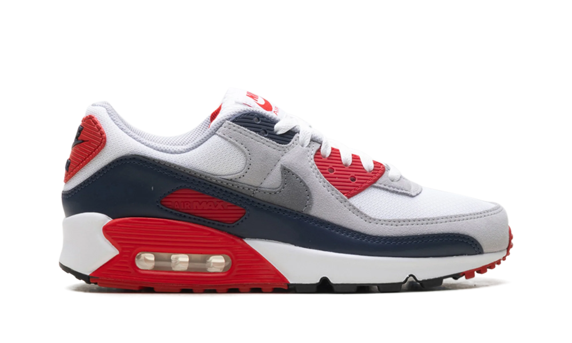 AIR MAX 90 "White/Cool Grey-university Red" DM0029 117