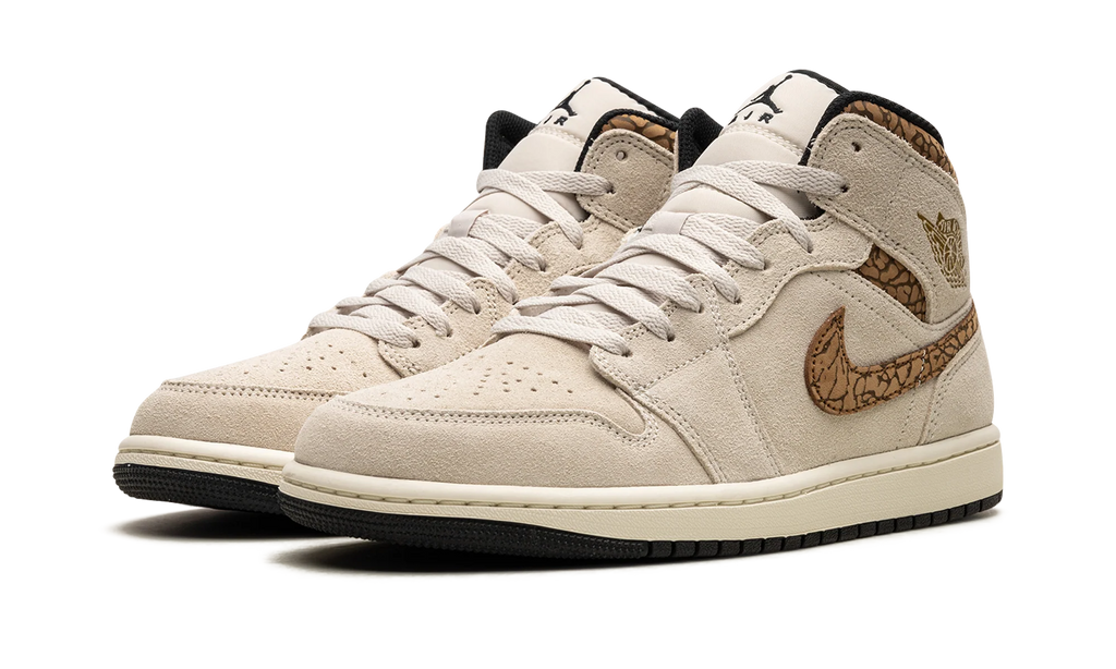 Air Jordan 1 Mid "Brown Elephant" DZ4129 102