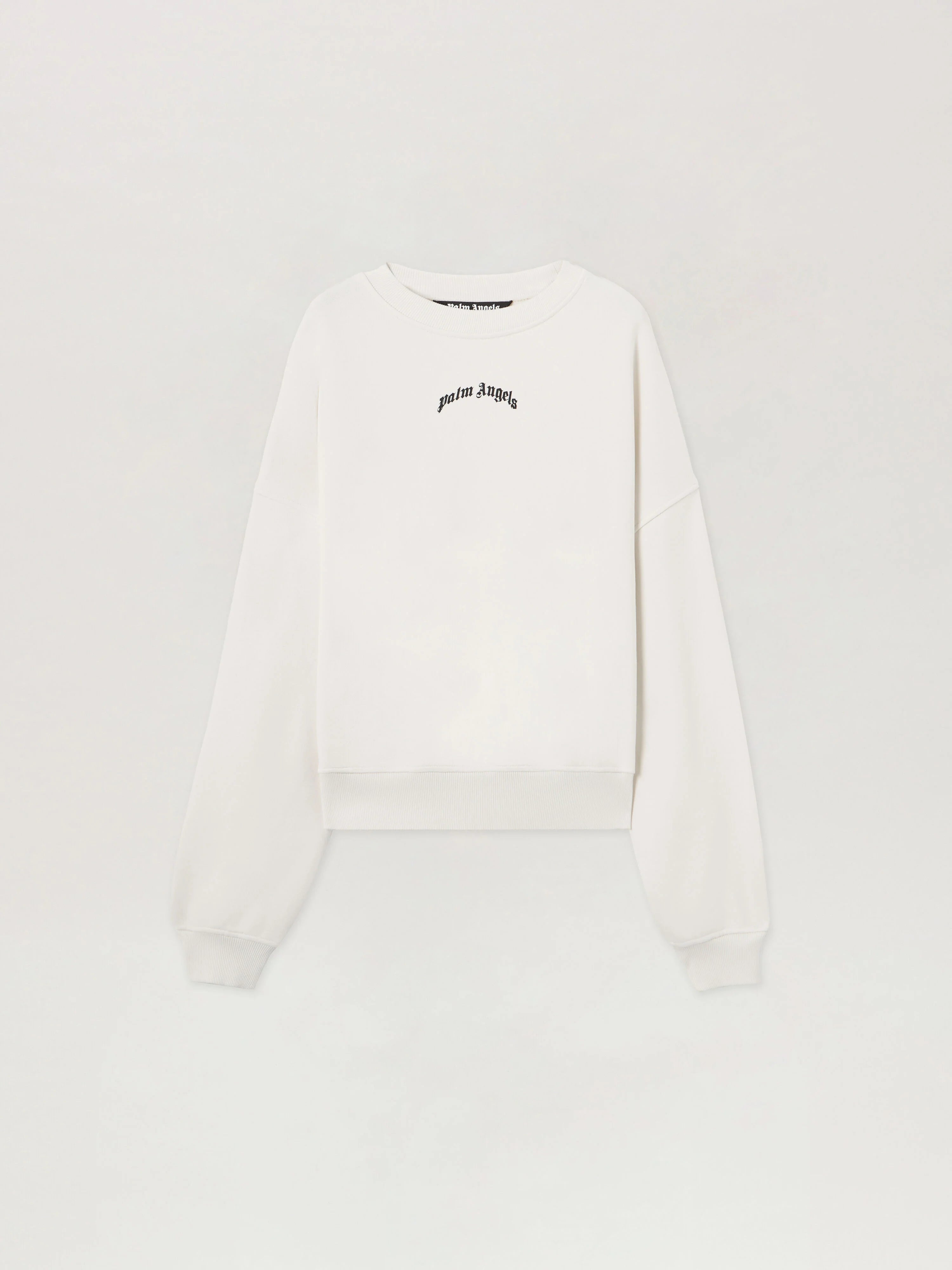 Back Curved Logo Loose Sweatshirt