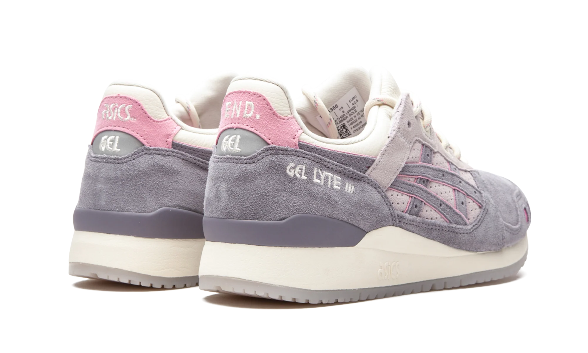 GEL LYTE III "END Clothing - Pearl" 1191A356 500