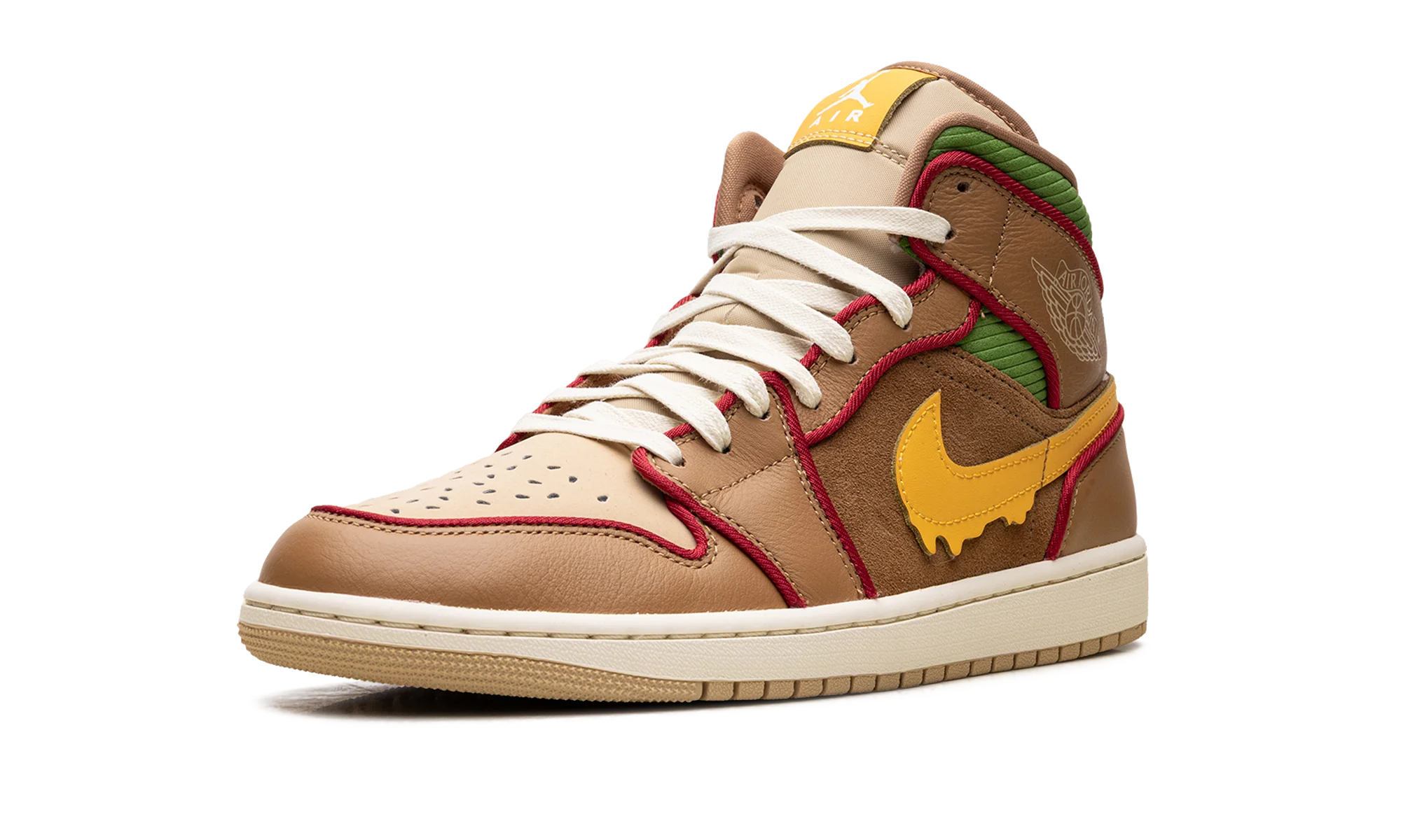 Jordan 1 Mid SE "Cheeseburger" IB7403 224