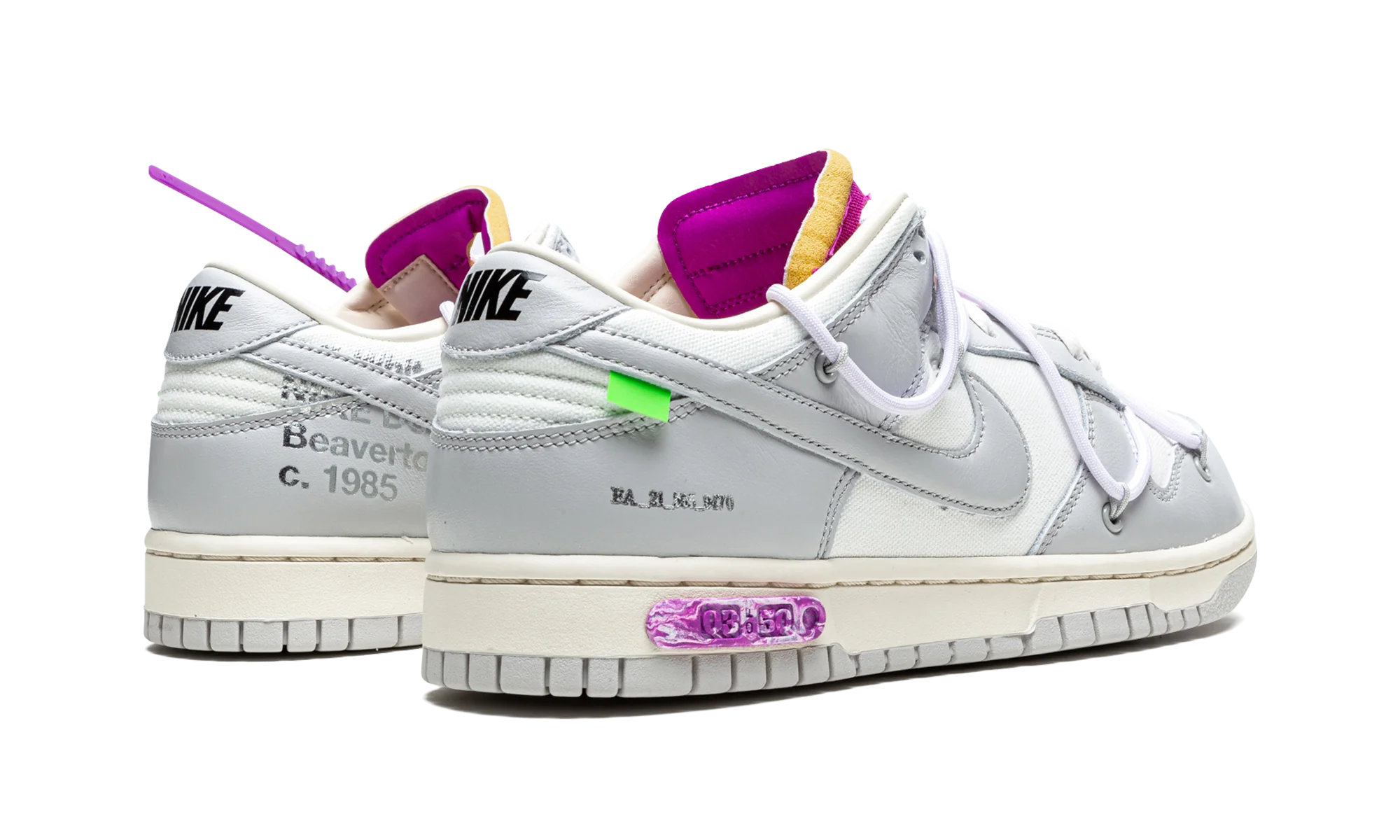 Dunk Low "Off-White - Lot 03" DM1602 118