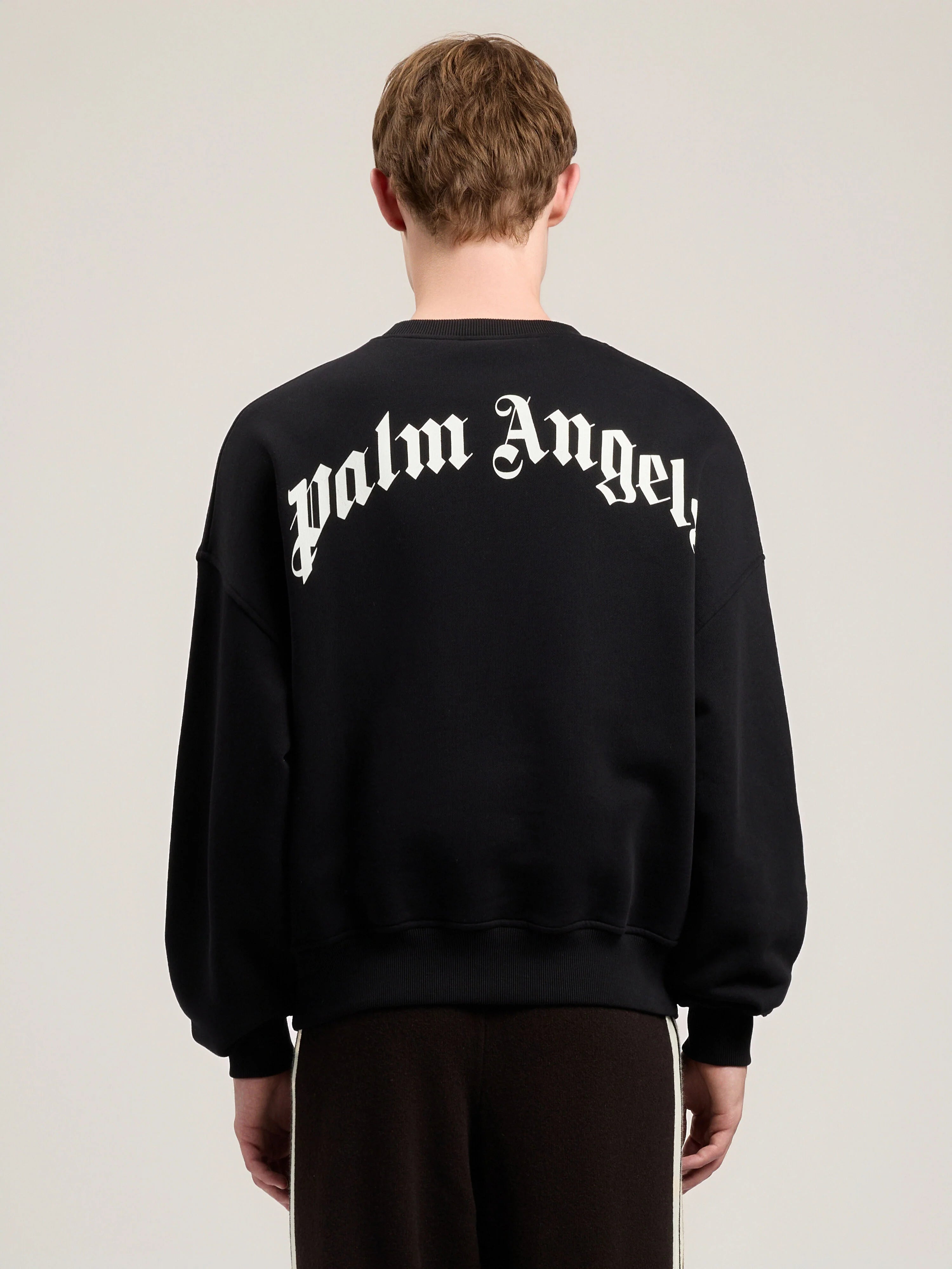 Back Curved Logo Loose Sweatshirt