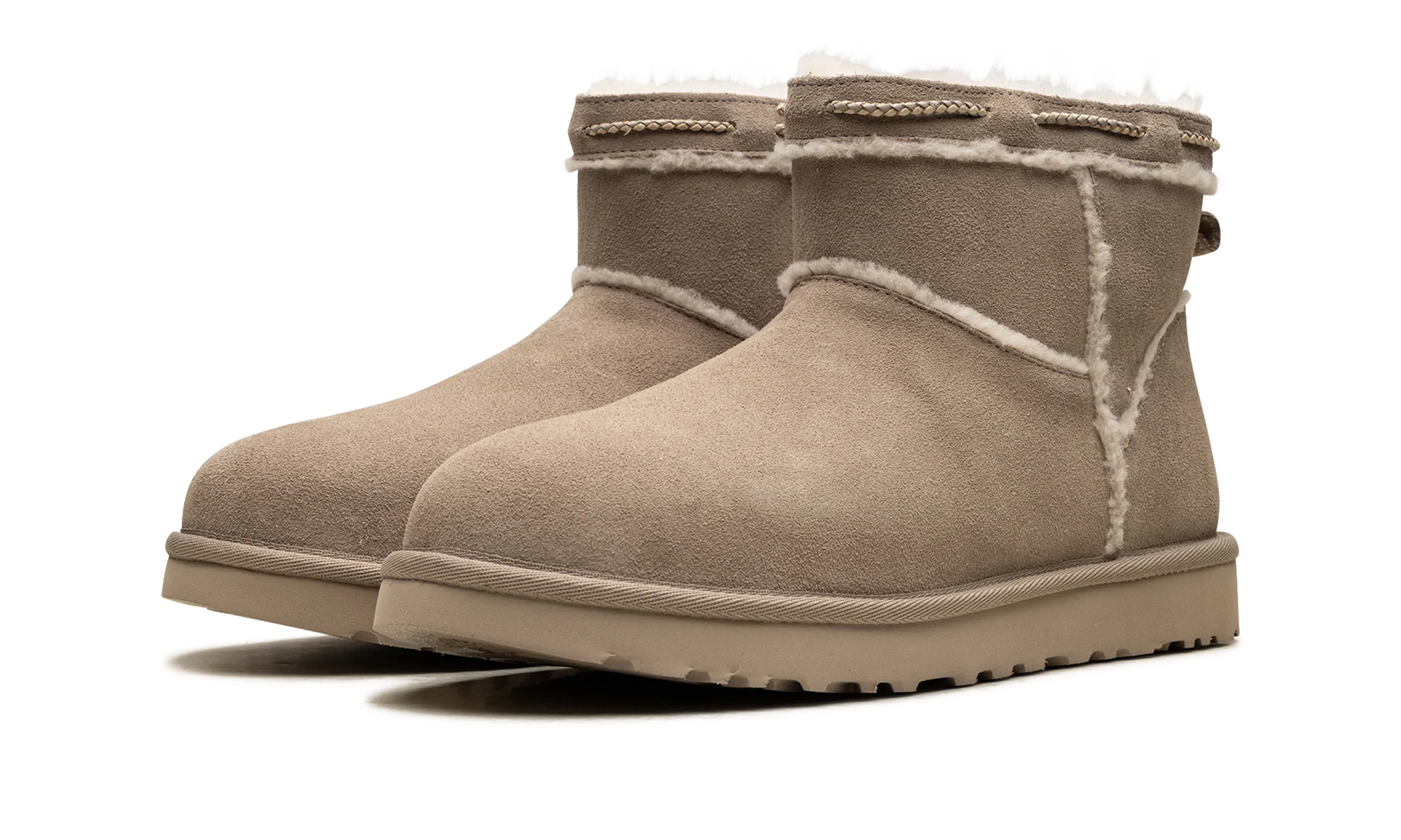 Classic Mini Shearling Braid WMNS "Dune" 1166751 DUNE