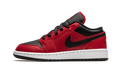 Air Jordan 1 Low GS "Black Pebbled" 553560 605