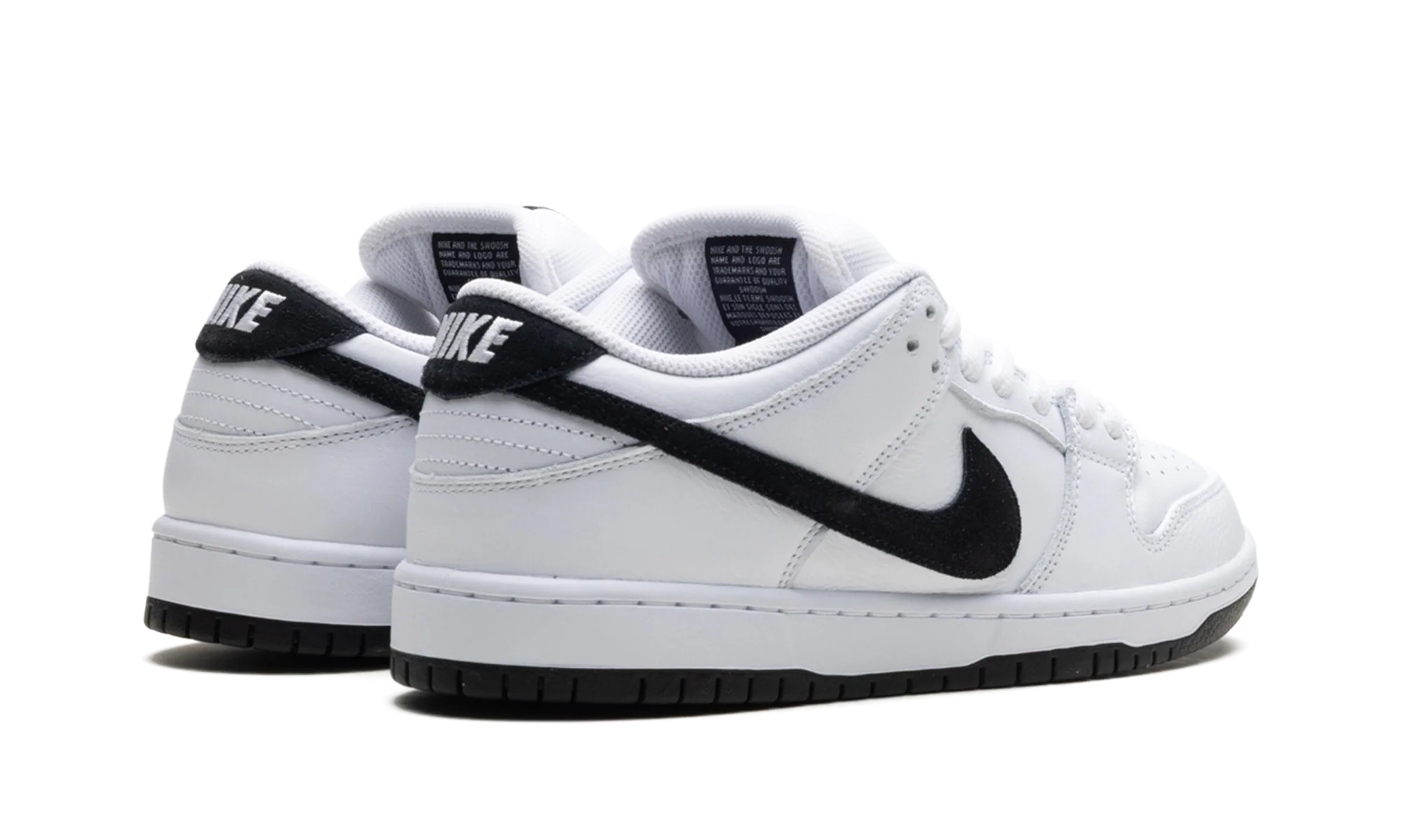 SB Dunk Low "White Black" HF3704 100