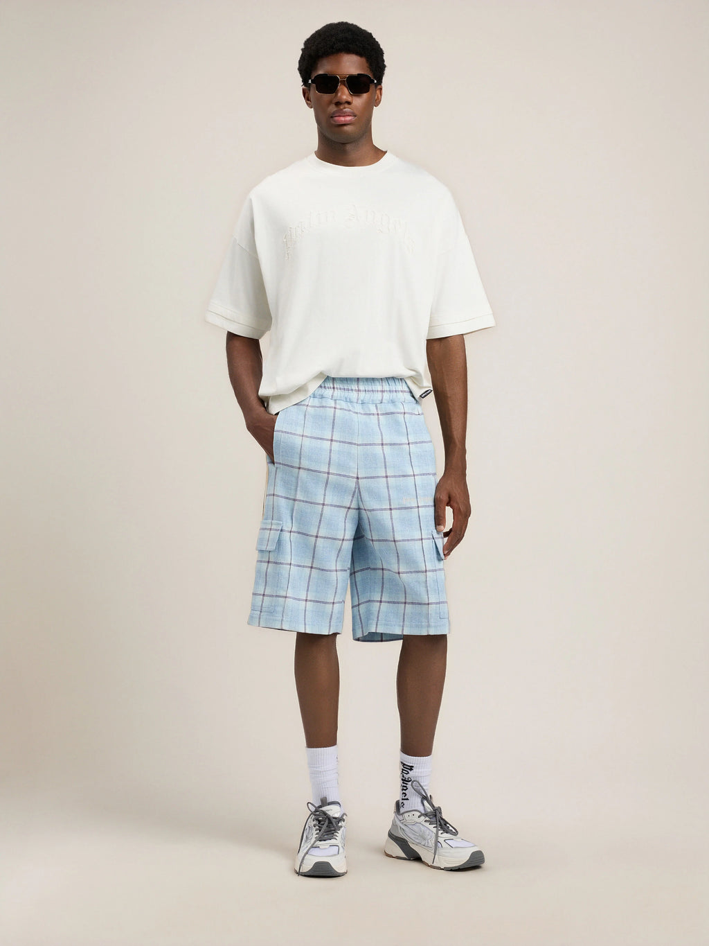 Curved Logo Loose Double T-Shirt