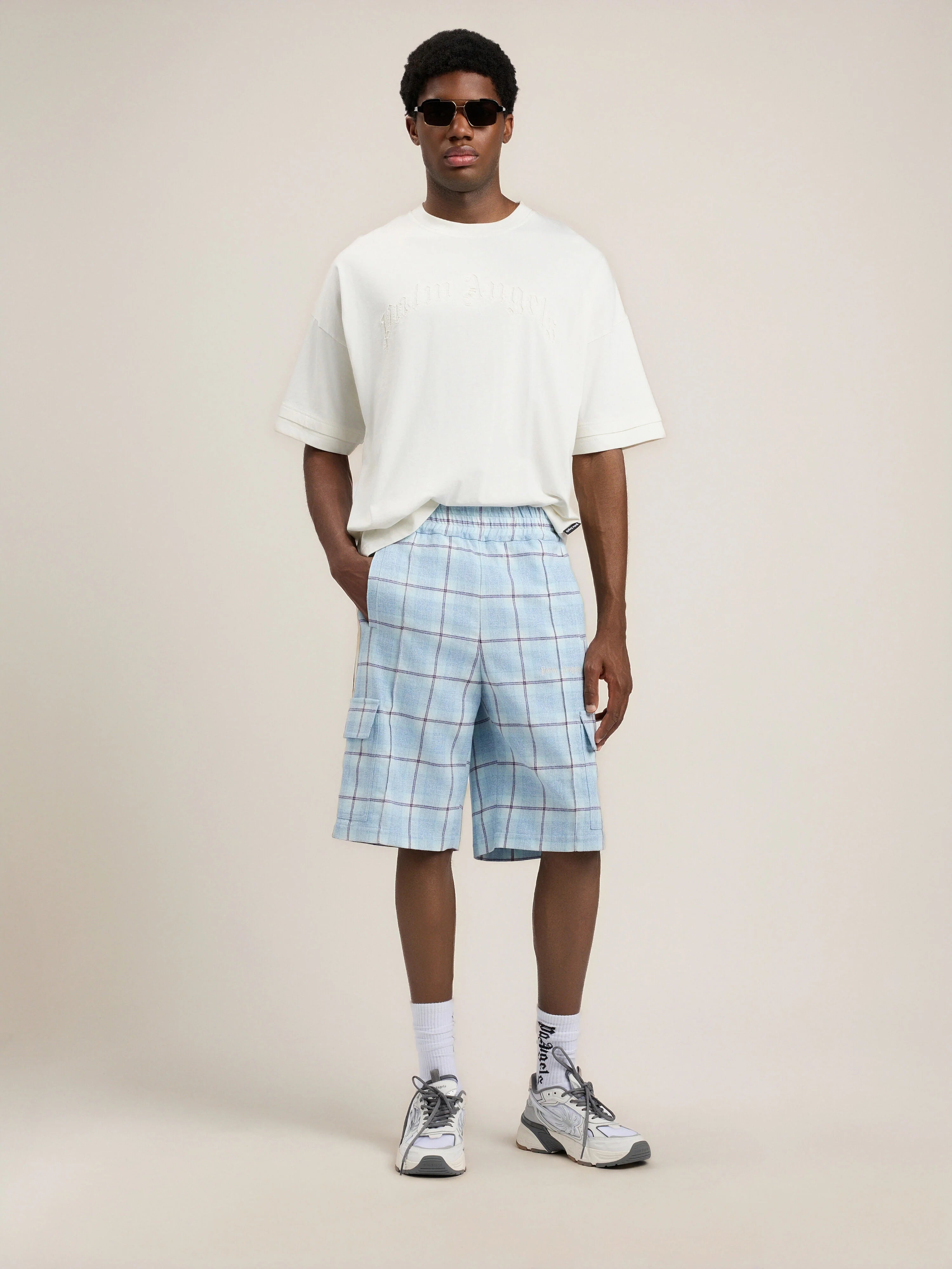 Curved Logo Loose Double T-Shirt