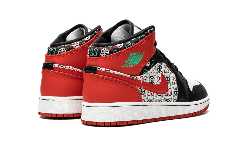 Jordan 1 Mid GS "Ugly Christmas Sweater" DM1208 150
